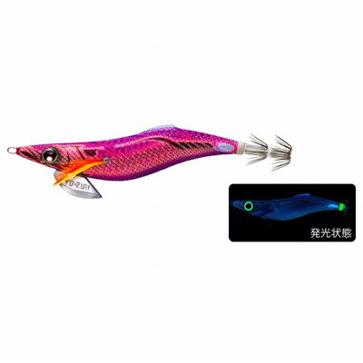 デュエル(DUEL) アオリーQ フィンエース 3.5号 ブルー夜光レッドパープル