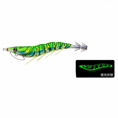 デュエル(DUEL) EZ-Q キャスト 喰ワセ 3.5号 夜光グリーングリーン エギ