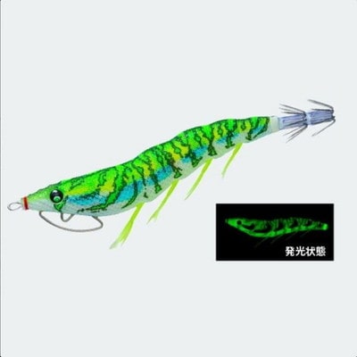 デュエル ＤＵＥＬ　イージーQキャスト 喰わせラトル 3.5号 LMDM 夜光グリーングリーン エギ