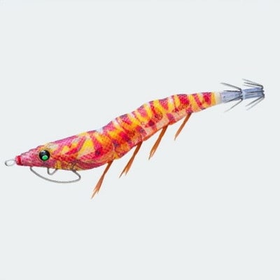 デュエル DUEL イージーQキャスト 喰わせラトル 3.5号 CRKE クリアーレッドクルマエビ