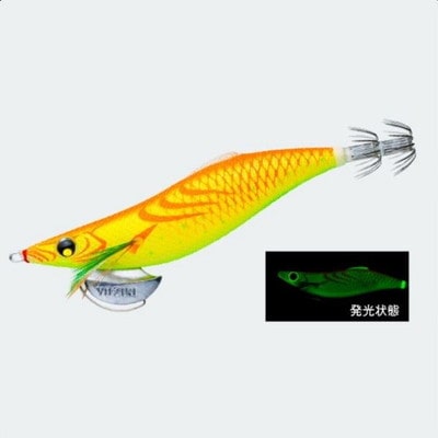 デュエル ＤＵＥＬ　アオリーQ ロングキャスト(LC) スロー 3.5号 LC 夜光チャート