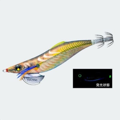 デュエル DUEL アオリーQ ロングキャスト(LC) スロー 3.5号 BLGA ブルー夜光ゴールドリアルアジ