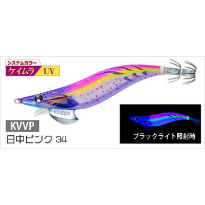 デュエル エギ アオリーQ 3.5号 KVVP 日中ピンク34