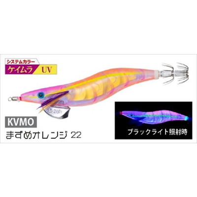 デュエル エギ アオリーQ 3D 3.5号 KVMO　まずめオレンジ２２