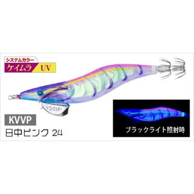 デュエル エギ アオリーQ 3D 3.5号 KVVP　日中ピンク２４