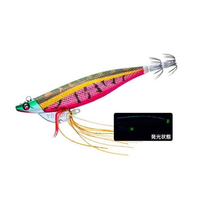 デュエル エギ エビ Q TR 3.5号 28g 01 LFM 深場グリーン