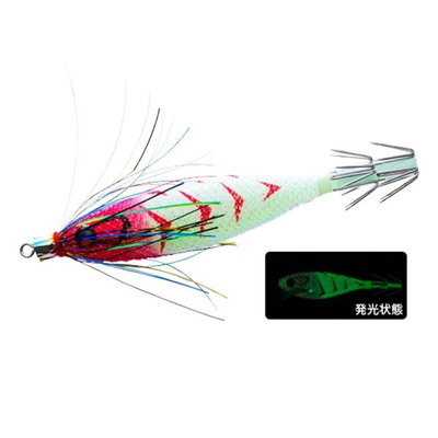 デュエル スッテ ぴっか Y2 80mm 01 LRH 夜光レッドヘッド