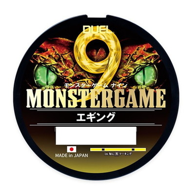 デュエル PEライン モンスターゲーム 9 エギング 150m 0.6号 YBL イエローブラックマーキング