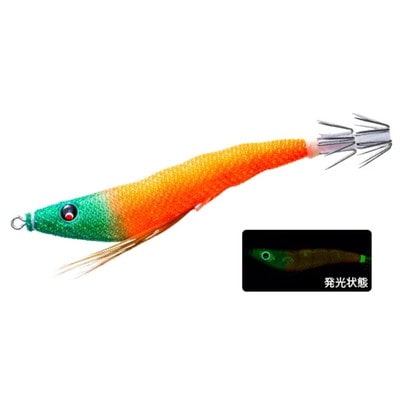 デュエル スッテ イージースリム 布巻 80mm 29 LMO 夜光グリーンオレンジ