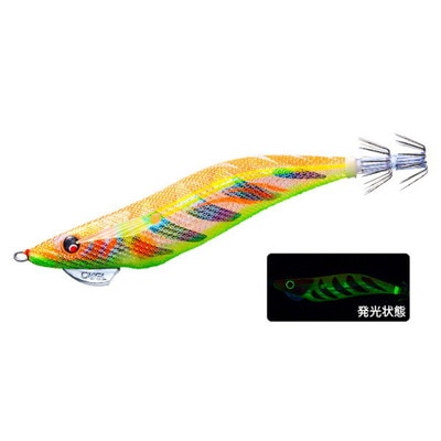 デュエル エギ マグQ タングステン 3.5号 13 LMOG マーブルオレンジ