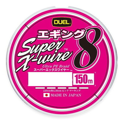 デュエル PEライン スーパーエックスワイヤー 8 エギング 150m 0.6号 WPM ホワイトピンクマーキング