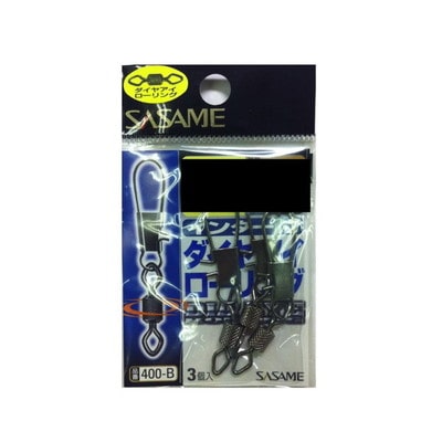 ササメ 400-B インター付ダイヤアイローリング 2/0 サルカン