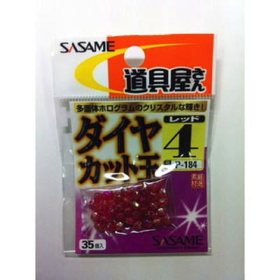 ササメ P-184 道具屋ダイヤカット(レッド) 4