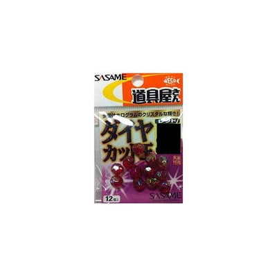 ササメ　Ｐ－１８４　道具屋　ダイヤカット（レッド）　６