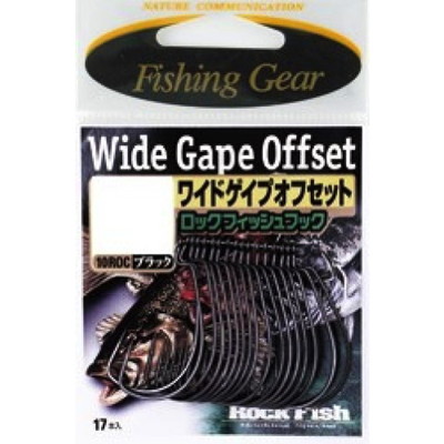 ササメ 10ROC ロックフィッシュフック(黒) 3/0 ワームフック