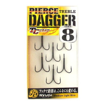 リューギ(RYUGI) ピアストレブル ダガー8 トリプルフック
