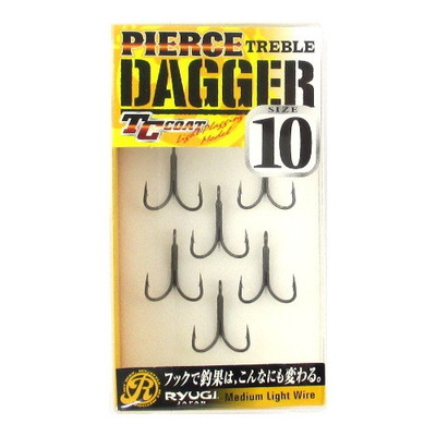 リューギ(RYUGI) ピアストレブル ダガー10 トリプルフック