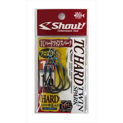 シャウト! TCハードツインスパーク 1cm 1/0 アシストフック