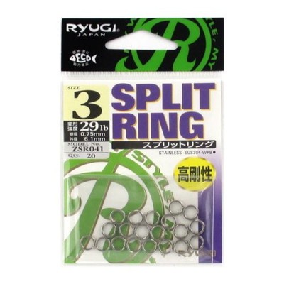 リューギ(RYUGI) ZSR041Rスプリットリング3 スナップ・リング