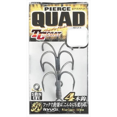 リューギ トリプルフック HPQ134 ピアスクアッド 2/0
