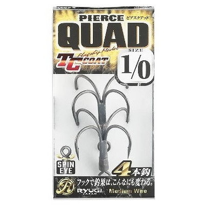 RYUGI リューギ トリプルフック リューギ HPQ134 ピアスクアッド 1/0