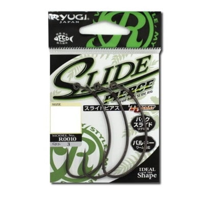 リューギ ワームフック R0010 スライドピアス 2/0