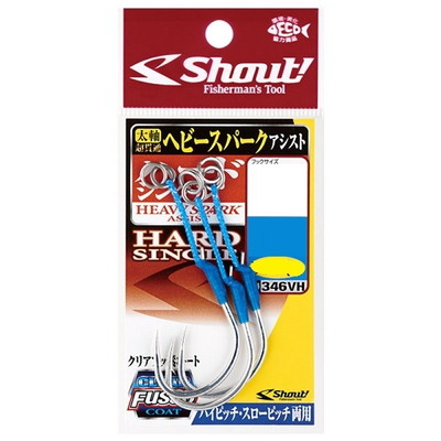 シャウト アシストフック ヘビースパークアシスト ハードシングル2cm 2/0