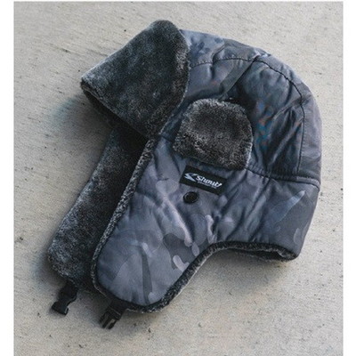 シャウト 防寒帽子 トラッパーハット グレーカモ フリー