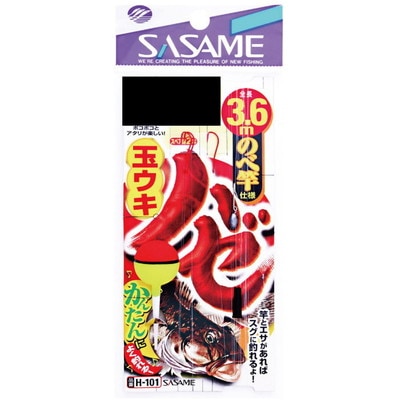 シャウト! H-101 ハゼ玉うき3.6m 7 1 仕掛け