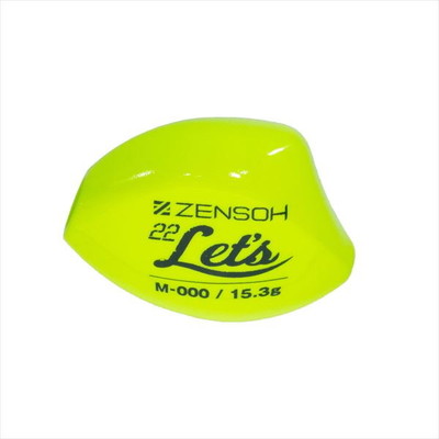 キザクラ ウキ ZENSOH 22Lets(レッツ) M 000 ディープイエロー