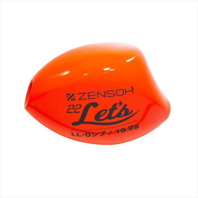 キザクラ ウキ ZENSOH 22Lets(レッツ) LL 0シブ レッド