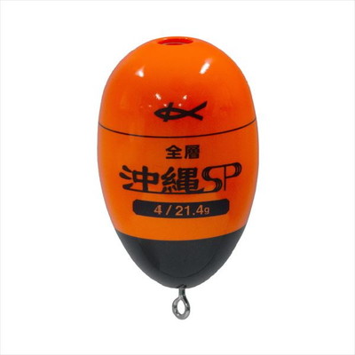 キザクラ ウキ 全層 沖縄SP オレンジ 4