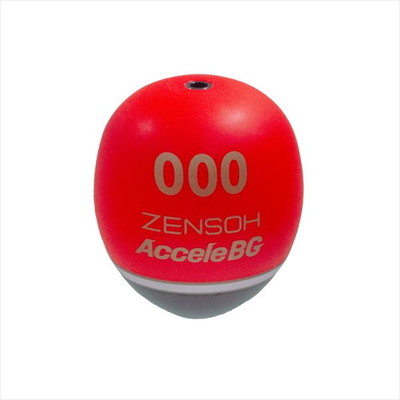 キザクラ ウキ ZENSOH Accele BG 000 レッド