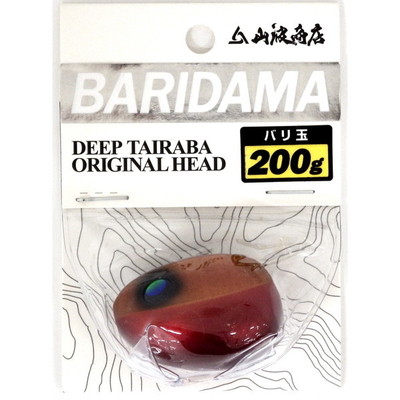 マグプロダクツ 山波 タイラバ 鯛ラバ バリ玉 200g #01 アカキン