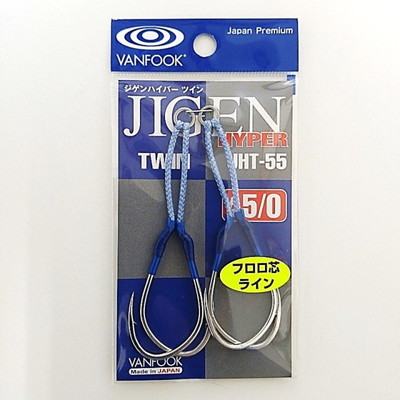 ヴァンフック JHT-55 ジゲンハイパーツイン #5/0 シルバー アシストフック