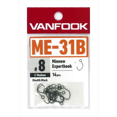 ヴァンフック シングルフック ME-31B ミノーエキスパート ミディアム SBK #8