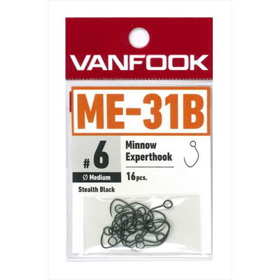 ヴァンフック シングルフック ME-31B ミノーエキスパート ミディアム SBK #6
