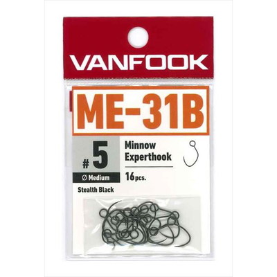 ヴァンフック シングルフック ME-31B ミノーエキスパート ミディアム SBK #5