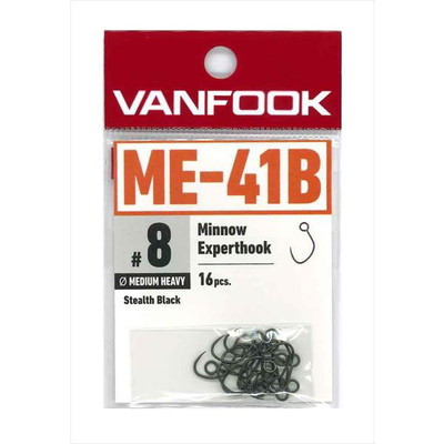 ヴァンフック シングルフック ME-41B ミノーエキスパート ミディアムヘビー SBK #8