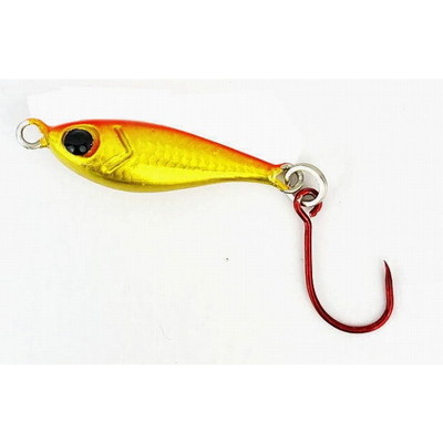 LU-017 PETIT JIG(プチジグ) ファットフィッシュ 5g オレンジゴールド メタルジグ