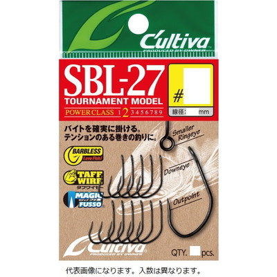 オーナー・カルティバ　ＳＢＬ－２７　シングル２７ バーブレス　#６