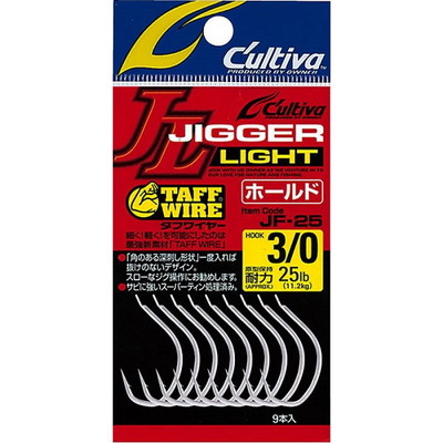 オーナー カルティバ JF-25 ジガーライト ホールド 3/0号 アシストフック