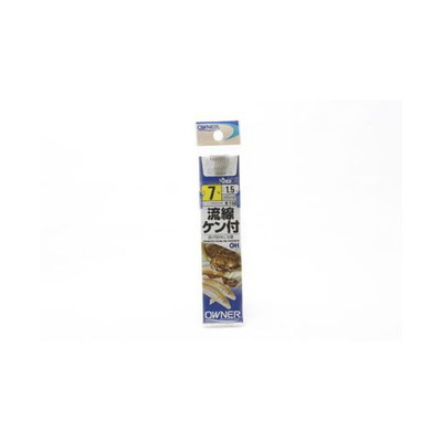 オーナー OH流線ケン付(糸付) 白 7号-1.5 20843 針