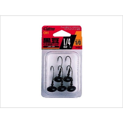 オーナー カルティバ JH-25 黒豆ヘッド 3/16 ジグヘッド
