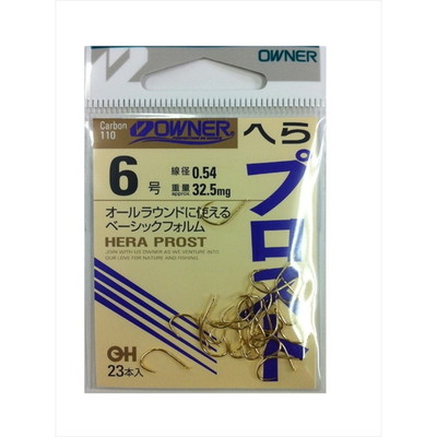 オーナー バラ 10708 金 ヘラプロスト 6 ヘラ用ハリ