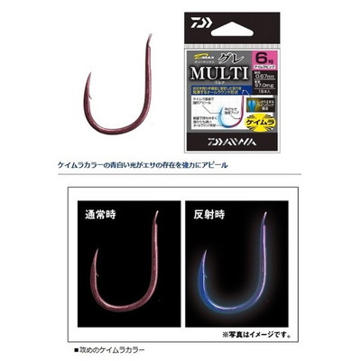 ダイワ D-MAXグレ ケイムラピンク マルチ6 針