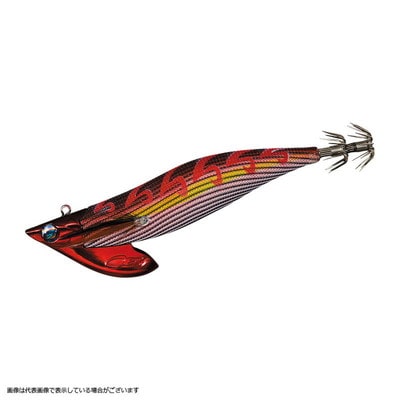 ダイワ エメラルダスボート2 ラトル 3.5-50g 赤-縞ブラウン エギ