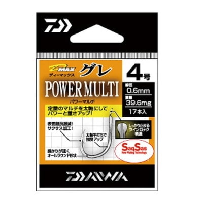 ダイワ D-MAX グレSS パワーマルチ4 針