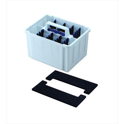 明邦化学 MEIHO ケース インナーストッカー BM-S ホワイト/ネイビー ケース