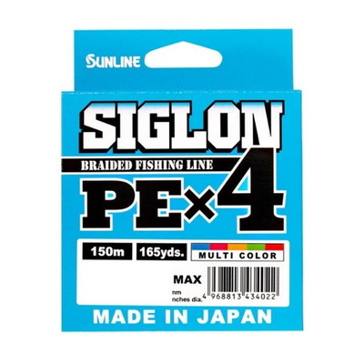 サンライン ライン SIGLON PE (シグロンPE)×4 200m マルチカラー 1号 16lb